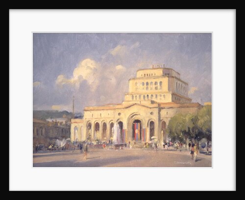 Evening, Republic Square, Yerevan by Trevor Chamberlain