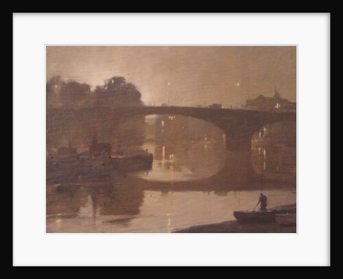 Night, Kew Bridge, 1989 by Trevor Chamberlain