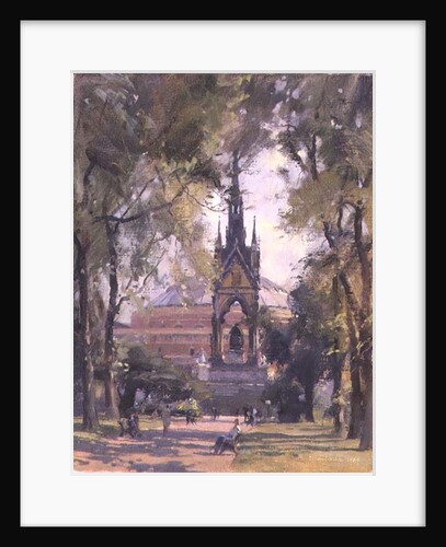 Summer, Albert Memorial, 1989 by Trevor Chamberlain