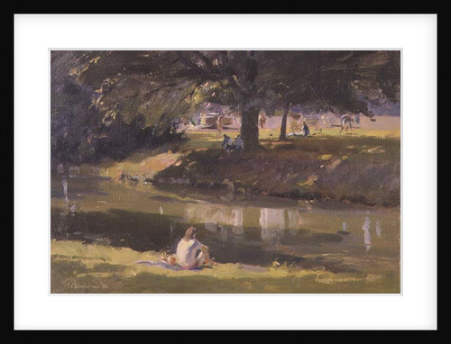 High Summer, Castle Grounds, Hertford, 1988 by Trevor Chamberlain