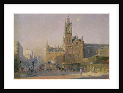 Early Morning, Euston Road, 1988 by Trevor Chamberlain