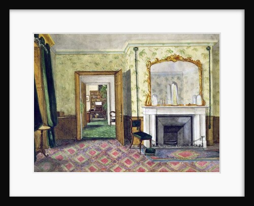 Michael Faraday's flat at the Royal Institution, 1850-55 by Harriet Jane Moore
