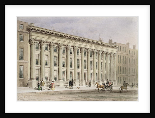 The Royal Institution of Great Britain, Albemarle Street, c.1838 by Thomas Hosmer Shepherd