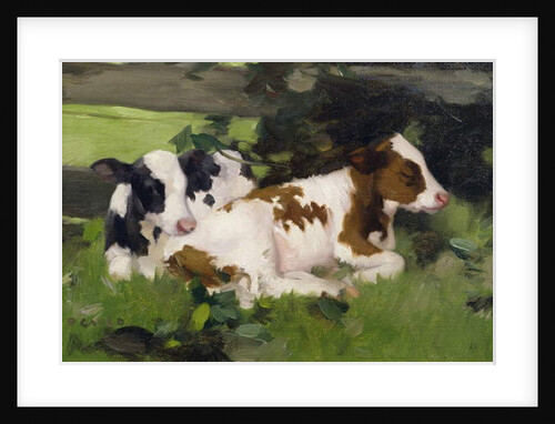 Ayrshire Calves, c.1890 by David Gauld