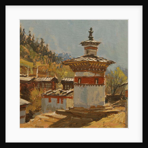 Ogyen Chholing Prayer Wall by Tim Scott Bolton