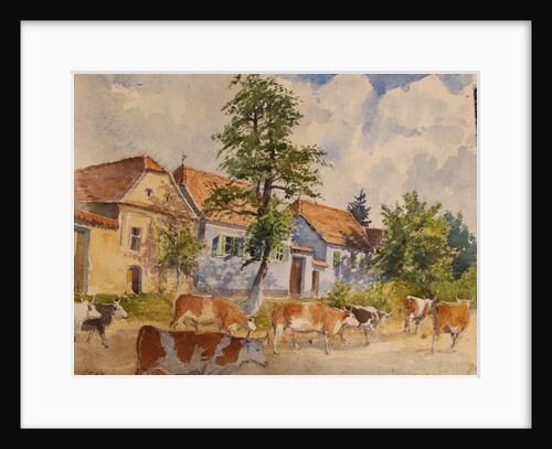 Viscri House Cows, 2015 by Tim Scott Bolton