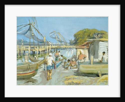 Fishing Nets near Cochin, 1994 by Tim Scott Bolton