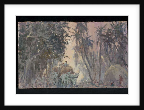 Bullock Carts, Evening Light by Tim Scott Bolton
