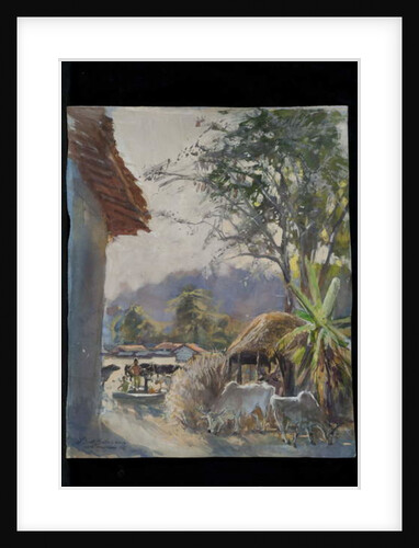 Kawardha Village with Cows, 2013 by Tim Scott Bolton