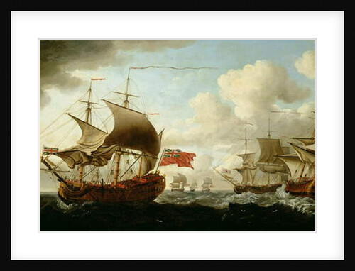 Ship of the Line Going About by Francis Swain