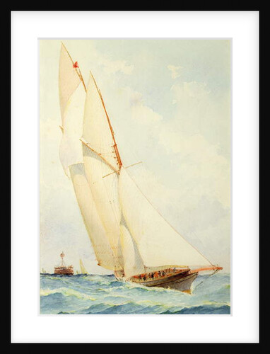 Schooner under Sail by Barlow Moore
