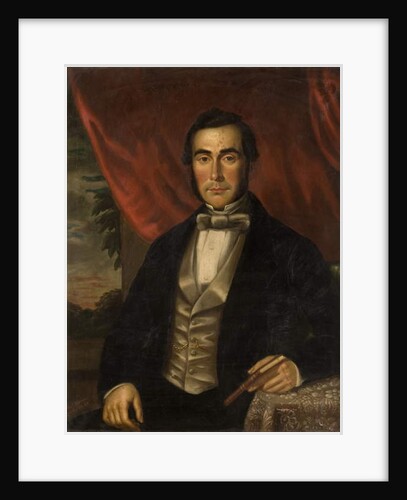 Portrait of a Man Holding a Book by English School