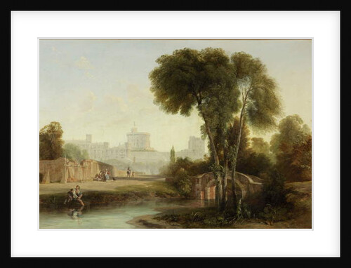 Windsor Castle from the Old Bridge by Augustus Wall Callcott