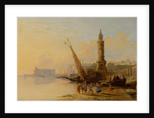 Italian Coast Scene by William Raymond Dommerson