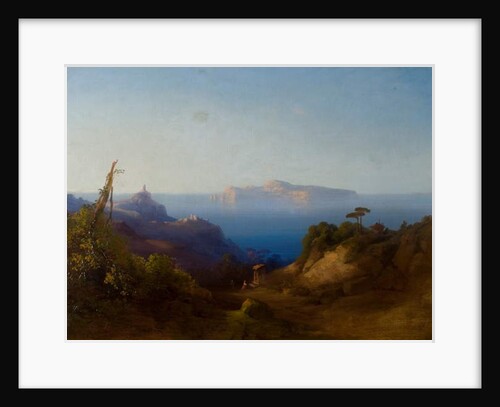View of Capri by Consalvo (attr. to) Carelli