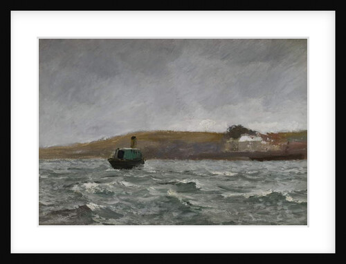 Seascape with Tug by Charles Napier Hemy