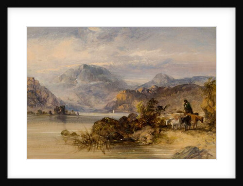 Highland Lake Scene by Thomas Miles II Richardson