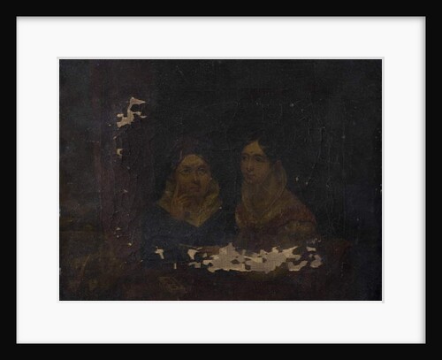 Portrait of Two Women by English School