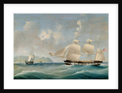 Seascape, 1850 by I. Tudgay