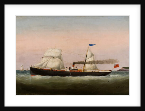 Sailing Boats, Le Havre, 1877 by Edouard Marie Adam