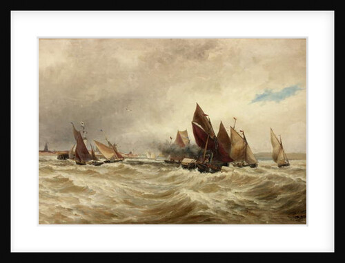 Towing Boats out of Calais by Thomas Bush Hardy