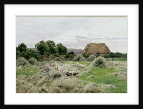 Hayfield by John Clayton Adams