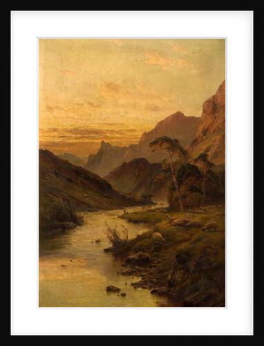 River Foyers at Abertarff by Alfred de Breanski