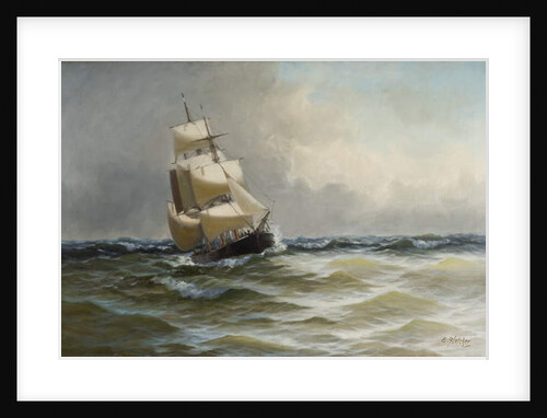 Seascape by Edwin Henry Eugene Fletcher