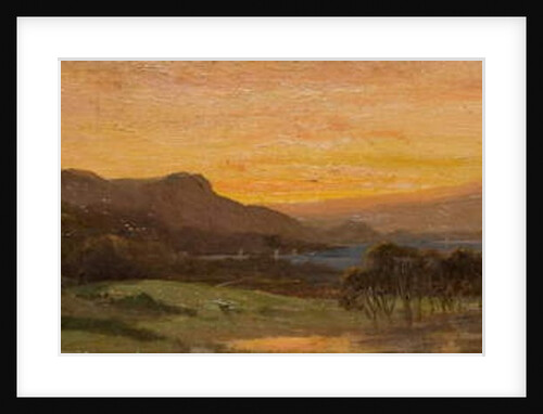 Sunset, Lake Scene by Frank Thomas Carter