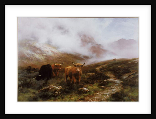Landscape with Cattle by Peter Graham