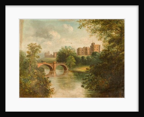 Alnwick Castle, 1850 by J. Sharkey