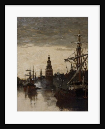 Old Watch Tower, Amsterdam by Clara Montalba