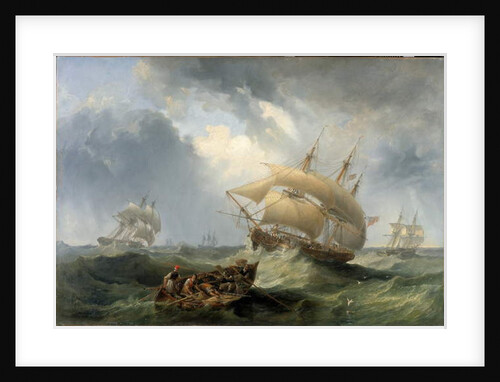 Shipping in the Open Sea by John Wilson Carmichael