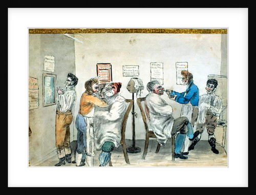 Barber's Shop by English School