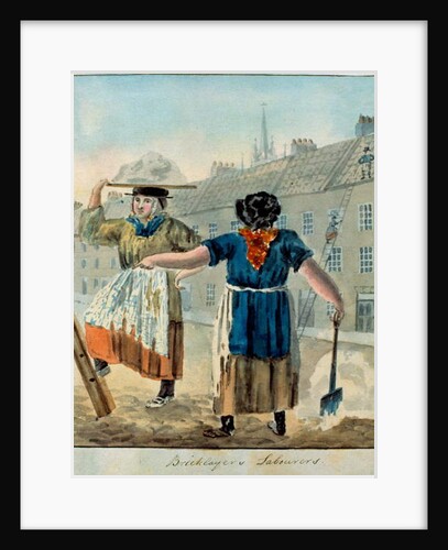 Bricklayers' Labourers by English School