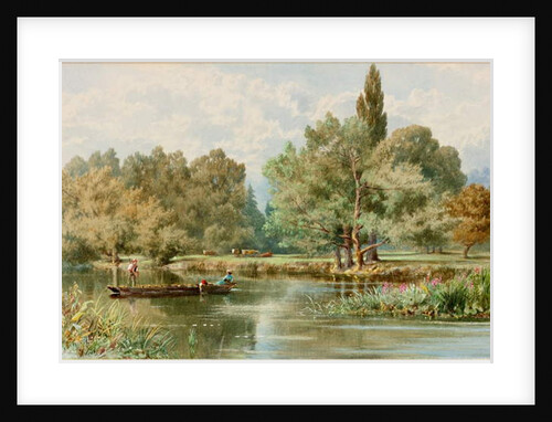 River Scene by F.G. Coleridge