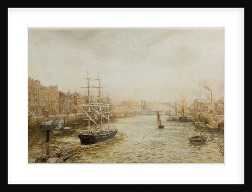 The Quayside, Newcastle, 1881 by Thomas Marie Madawaska Hemy