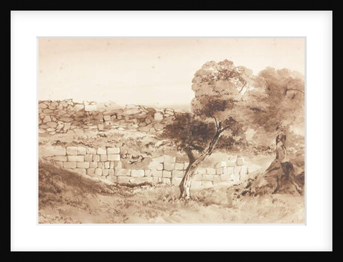 Part of the Eastern Rampart of Birdoswald by Charles Richardson