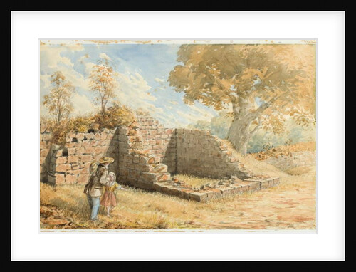 Roman Wall - Turret on Blackcarts Farm, 1875 by David Mossman