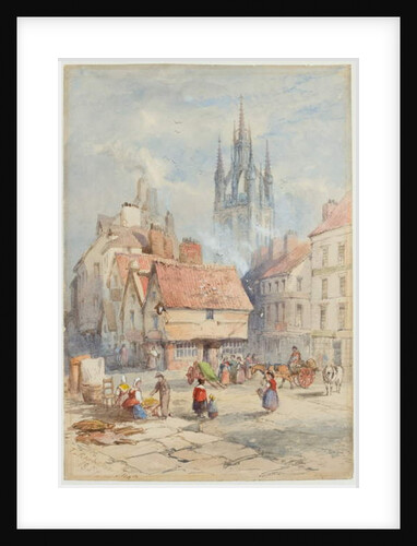 Middle Street, Newcastle upon Tyne, 1847 by Thomas Charles Leeson Rowbotham