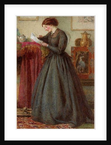 The Letter, 1864 by John Dawson Watson
