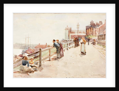 The Bank Top, North Shields, 1901 by Robert Jobling