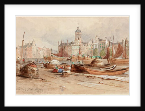 Stadhuis at Amsterdam by John Wilson Carmichael