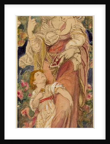 A Mother Teaching 'God is Love' by Frederic James Shields