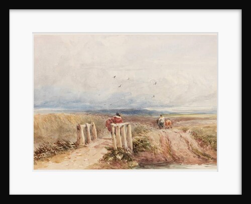 Moorland with Figures by David Cox