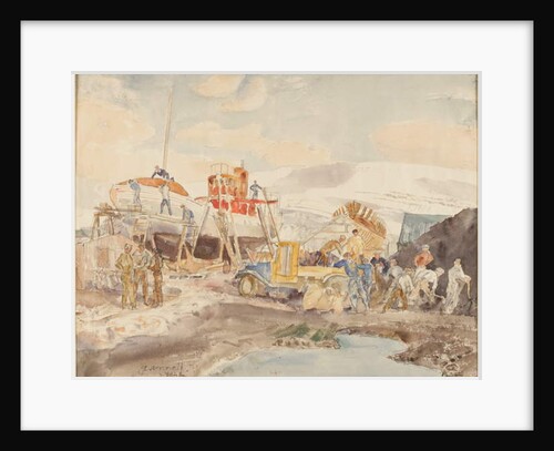 Coaling, North Quay, Akureyri, Iceland by Thomas Barclay Hennell