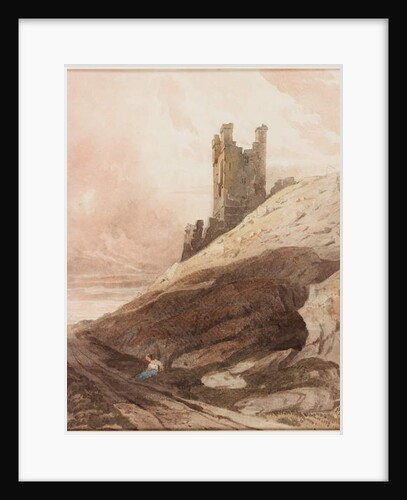 Lilburn Tower, Dunstanburgh Castle by John Varley