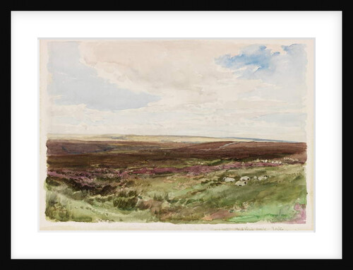 Moorland near Hart Leap Well, Yorkshire by Thomas Collier