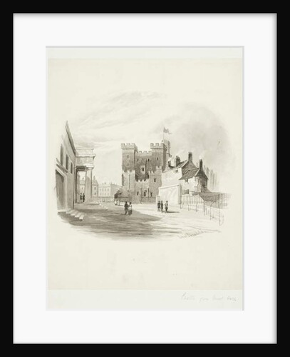 The Castle from the County Court, Newcastle upon Tyne by John Teasdale