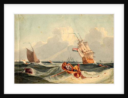 Seascape with Shipping by Nicholas Pocock